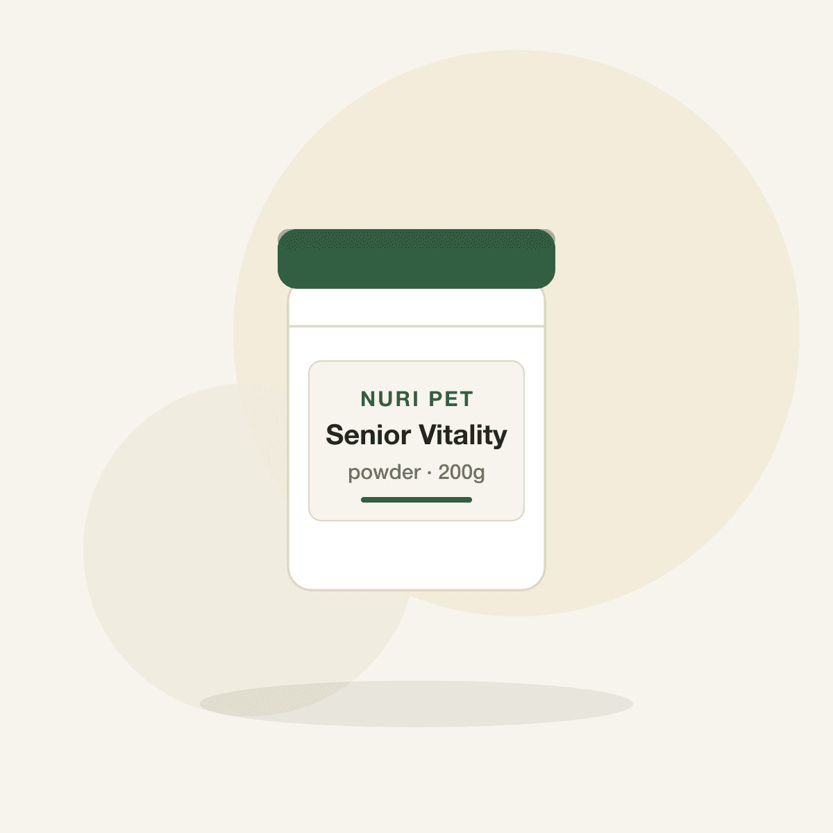 Senior vitality powder, unflavoured 200g